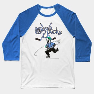 Defunct Cleveland Lumberjacks Hockey Team Baseball T-Shirt